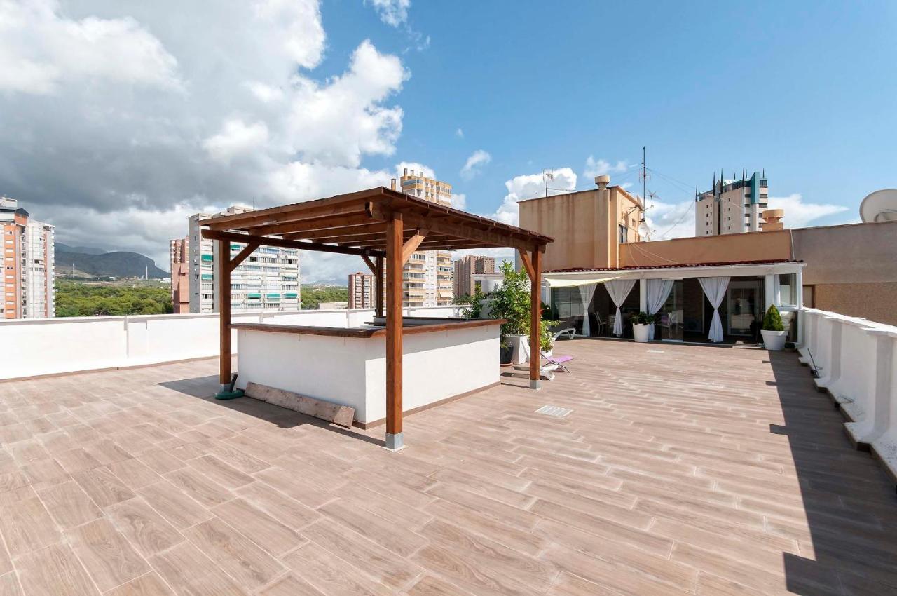 Atico Con Enorme Terraza Y Chill Out Particular Apartment Benidorm Exterior photo